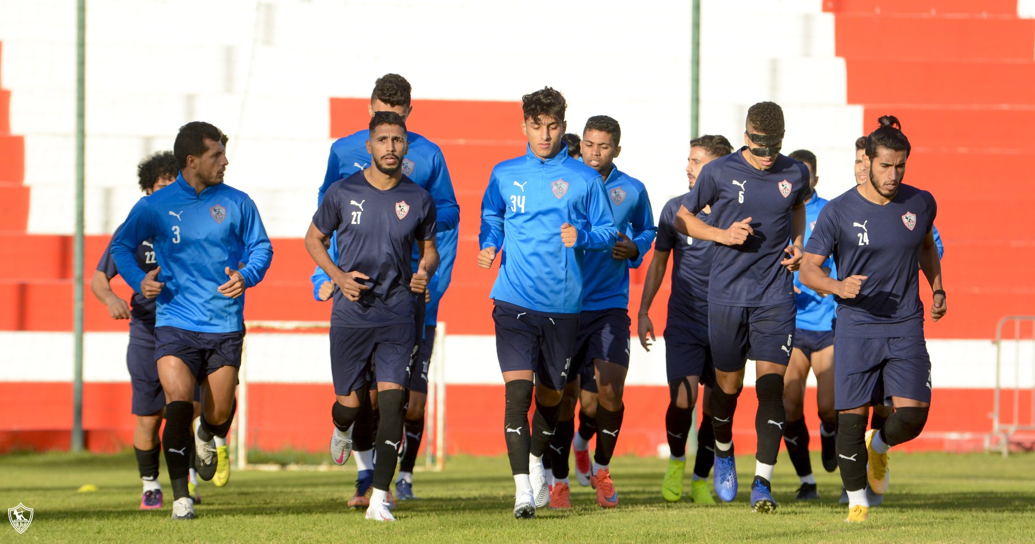 لاعبو الزمالك قبل مواجهة الرجاء المغربى.. تحدى وإصرار وتفاؤل فى التدريبات استعداداً للقاء الحسم..  15 صورة تكشف التفاصيل