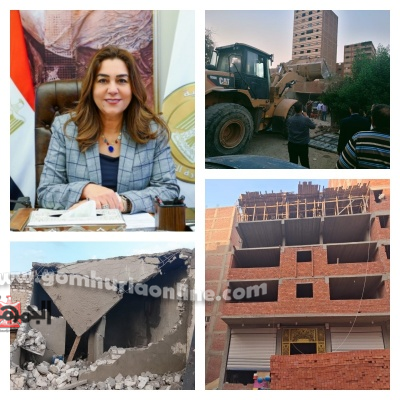 وزيرة التنمية المحلية تحيل مسؤولين بالقاهرة للنيابة بسبب مخالفات بناء