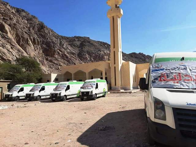 قوافل طبية الى أودية سانت كاترين فى جنوب سيناء بالصور