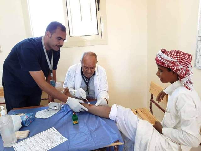 قوافل طبية الى أودية سانت كاترين فى جنوب سيناء بالصور