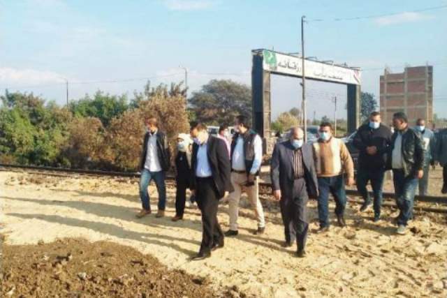 محافظ الشرقية يتفقد مقلب قمامة مركز ههيا قبل تحويله لحديقة عامة