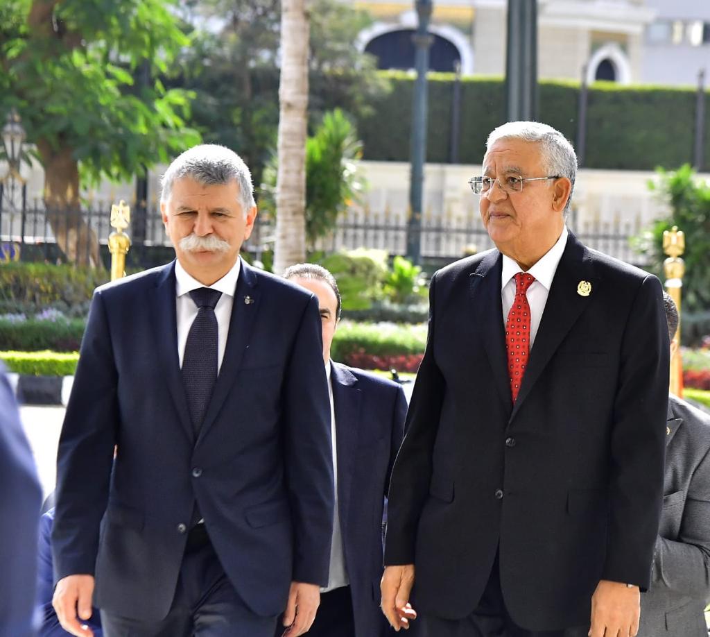 المستشار حنفي جبالى يستقبل رئيس الجمعية الوطنية المجرية