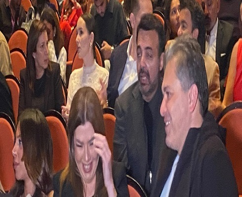 رانيا فريد شوقي وزوجها 