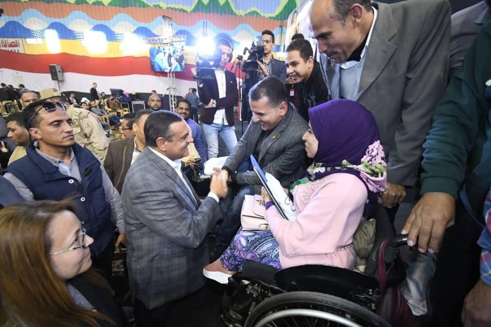  محافظ البحيرة يكرم المتفوقين من متحدى الإعاقة