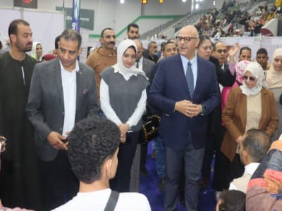 محافظ القليوبية يفتتح الملتقى التوظيفي ببنها