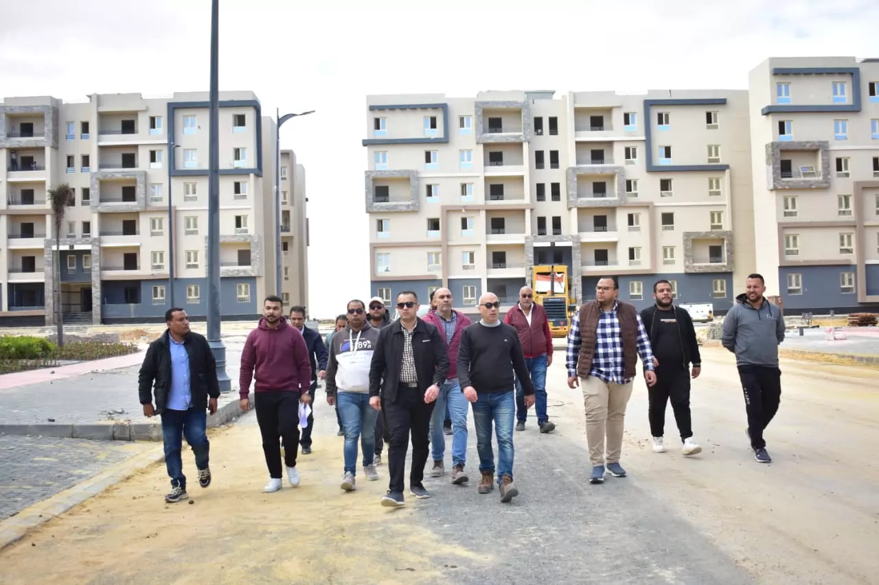 الإسكان: سحب الأعمال من الشركات المتقاعسة بالعلمين .. صور 