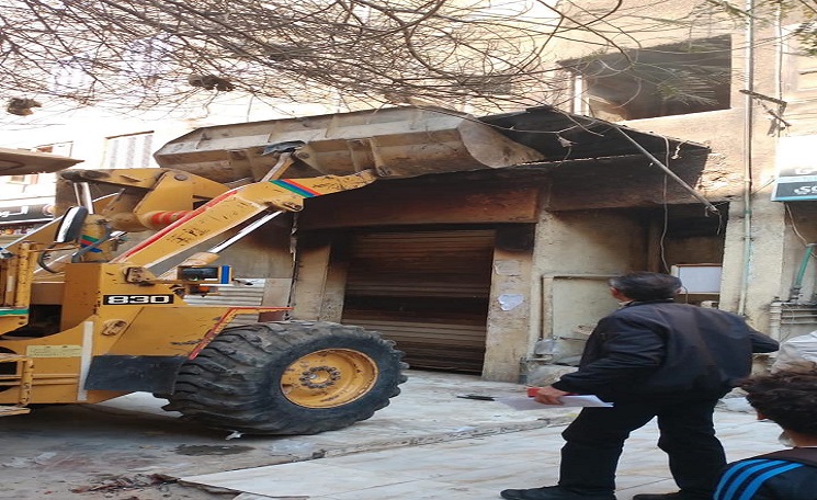  جهازالقاهرة الجديدة يواصل حملات ضبط المخالفات وإزالة التعديات