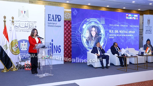 وزيرة التنمية المحلية تفتتح الدورة التدريبية للكوادر الأفريقية