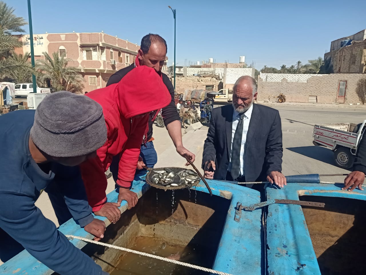 2 مليون ذريعة سمكية دعم واحة سيوة
