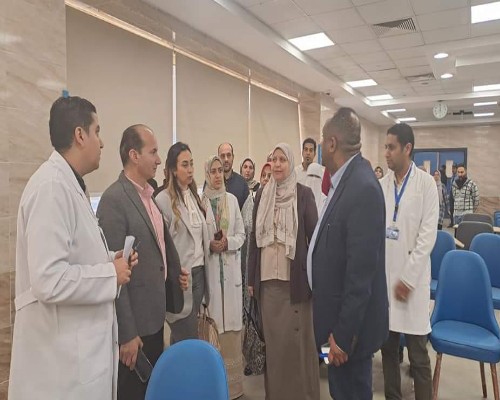 رئيس الطب العلاجي ومدير صحة القليوبية يتفقدا مستشفى القناطر العام