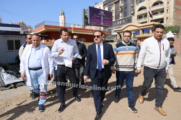محافظ المنوفية خلال جولته اليوم بمدينة شبين الكوم