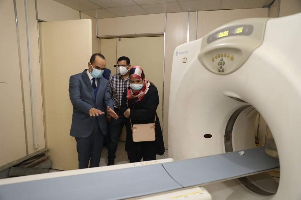 نائب محافظ سوهاج يتفقد مستشفى المنشاه المركزي .صور