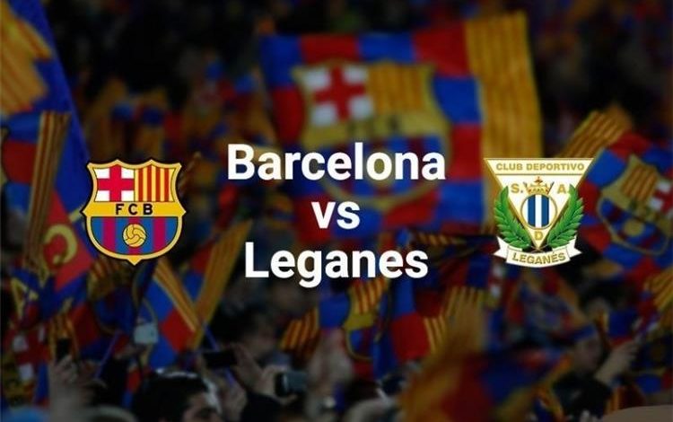 مباراة برشلونة  وليجانيس