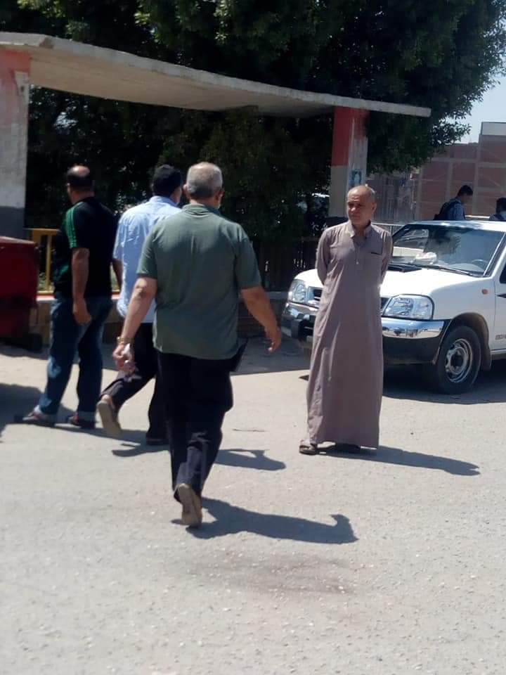 ضبط 83 إشغال مخالف و8 أشخاص بدون كمامة خلال حملة في بلبيس