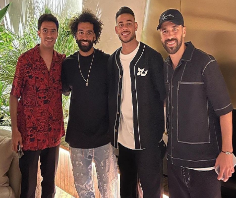  دونجا ومحمد صلاح وعبد الله السعيد وعمر جابر 