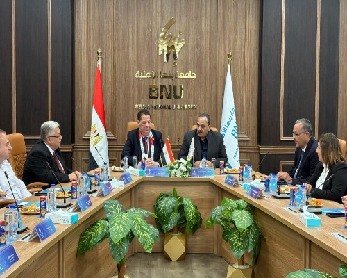 الدكتور تامر سمير رئيس جامعة بنها الأهلية