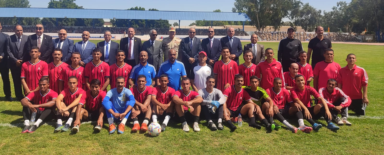 جامعة المنصورة تشارك باحتفالات قيادة الجيش الثاني الميداني