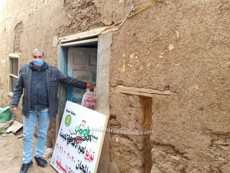 برعاية الأورمان توزيع ٢٨ طن لحوم على الأسر الفقيرة بالمنوفية 