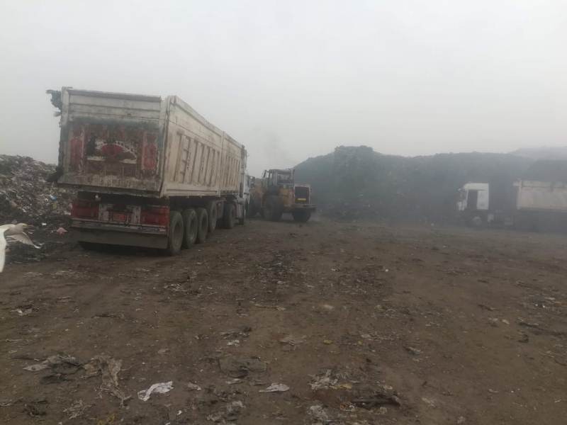 ابو ليمون: الانتهاء من رفع تراكمات مقلب قويسنا العمومي