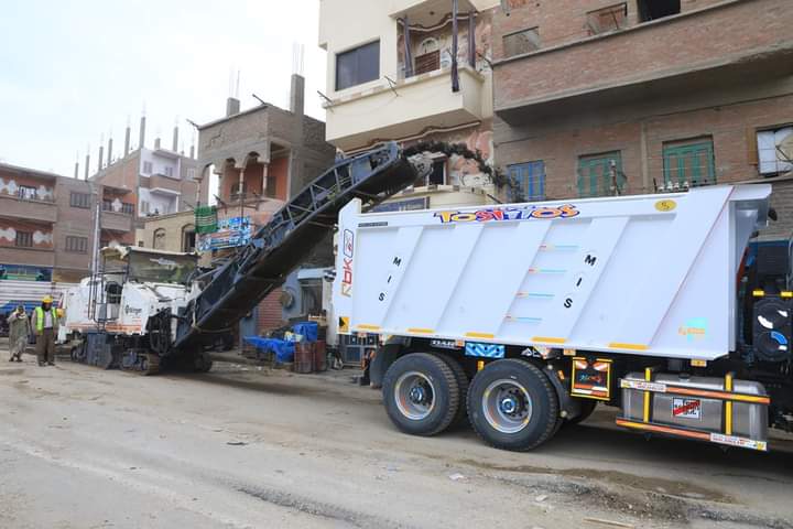 محافظ سوهاج يتفقد بدء تطوير المدخل الشرقي بأخميم ..صور