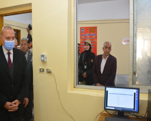 رئيس مدينة طوخ يستقبل محافظ القليوبية لافتتاح مبنى التأمين الصحى