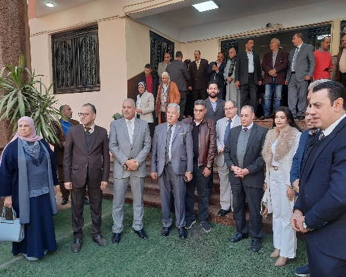 رئيس مدينة طوخ يستقبل محافظ القليوبية لافتتاح مبنى التأمين الصحى