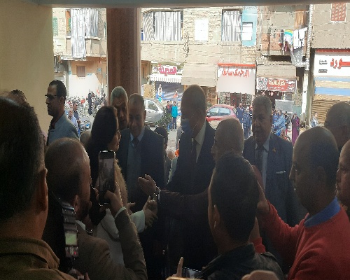 رئيس مدينة طوخ يستقبل محافظ القليوبية لافتتاح مبنى التأمين الصحى