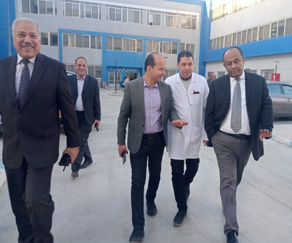 رئيس قطاع الطب العلاجي يتفقد مستشفى القناطر الخيرية العام