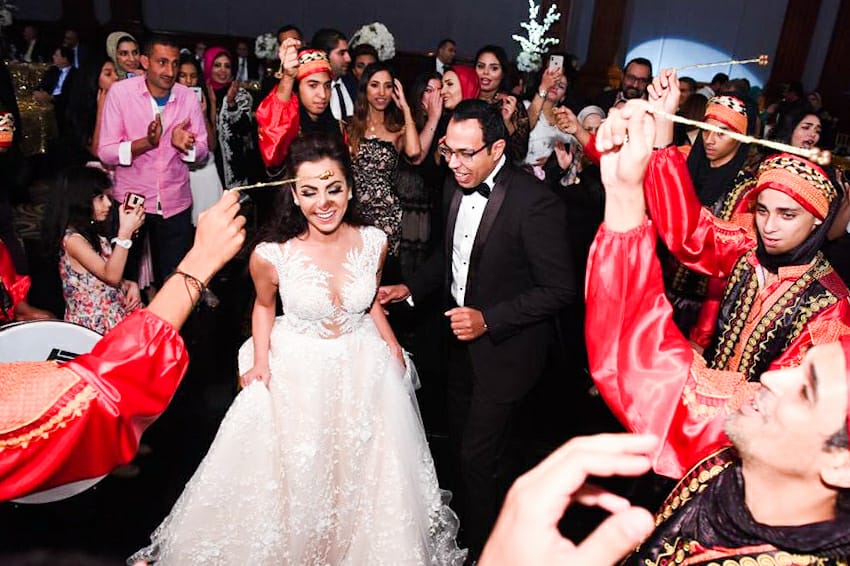 حميد الشاعري يشعل زفاف 
