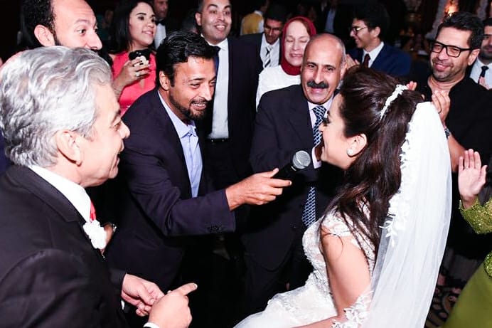 حميد الشاعري يشعل زفاف 