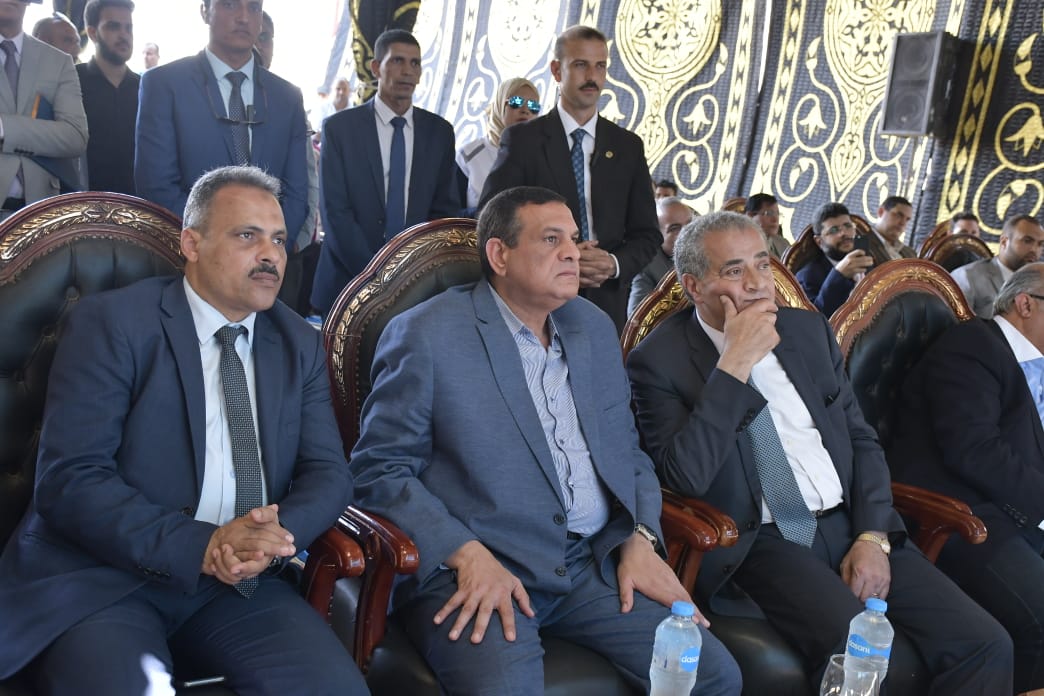وزير التموين ومحافظ البحيرة يضعان حجر الأساس للمشروع التجاري لشركة MWS بالمنطقة اللوجيستية بدمنهور 