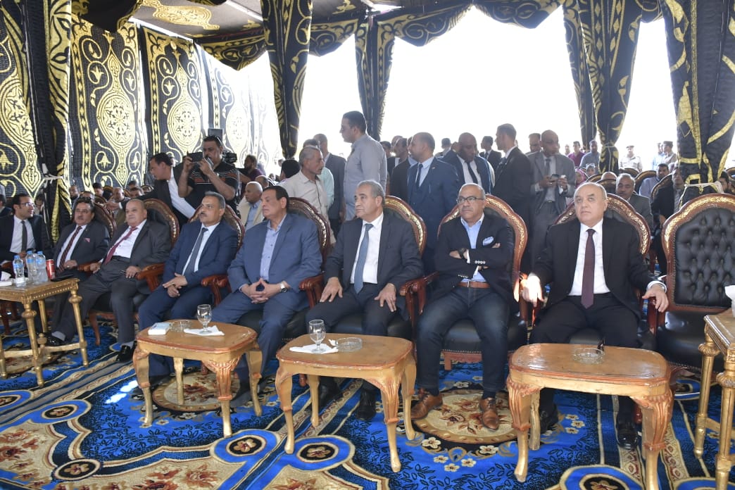 وزير التموين ومحافظ البحيرة يضعان حجر الأساس للمشروع التجاري لشركة MWS بالمنطقة اللوجيستية بدمنهور 