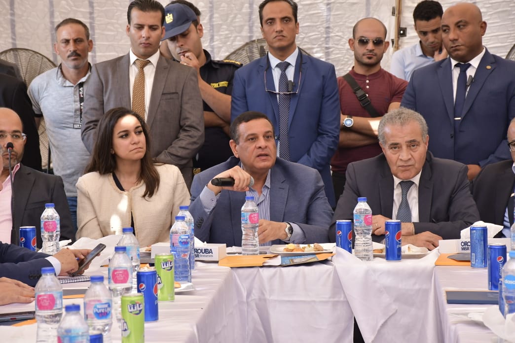 وزير التموين ومحافظ البحيرة يضعان حجر الأساس للمشروع التجاري لشركة MWS بالمنطقة اللوجيستية بدمنهور 