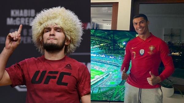 كريستانو رونالدو يوجه رسالة بالعربى إلى حبيب نورمحمدوف : ستفوز إن شاء الله