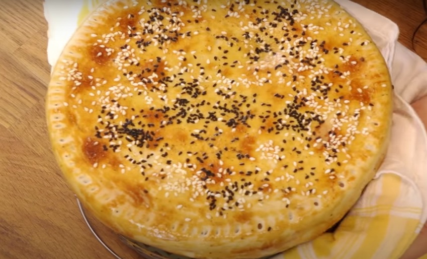 فخارة اللحم بالعجين 