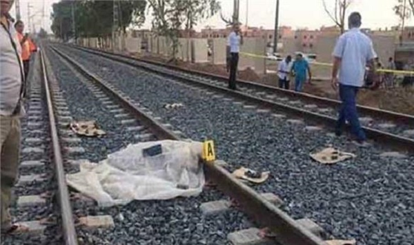 مصرع شخص صدمه قطار بشبين القناطر