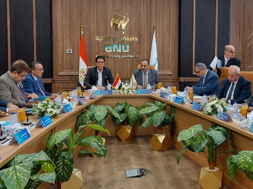 الدكتور ناصر الجيزاوي   رئيس جامعة بنها 