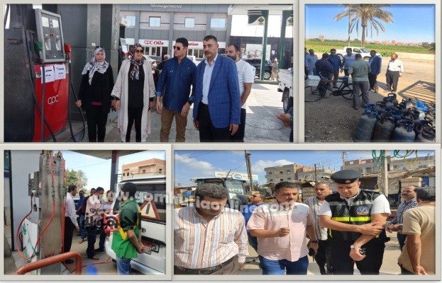 الديب والنمر خلال متابعتهما الميدانية اليوم
