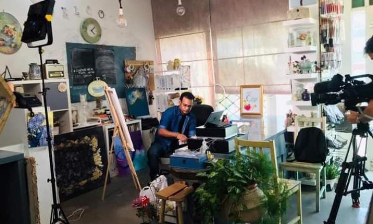 الفنان الشاب عصران عبد الفتاح