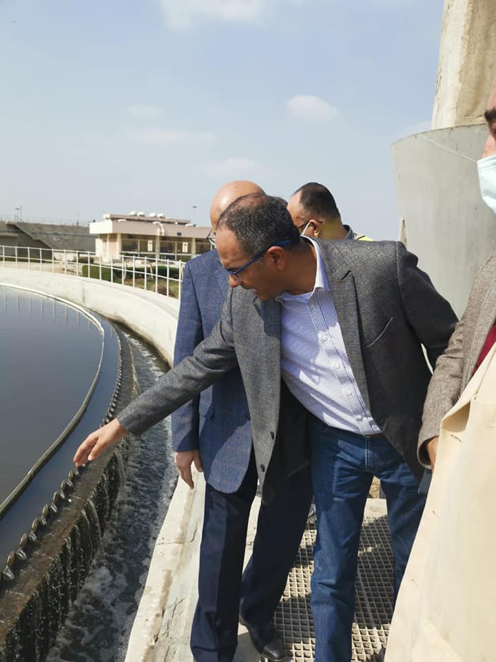 نائب وزير الإسكان: محطة معالجة صرف صحي الجبل الأصفر بطاقة إجمالية 2.5 مليون م3/يوم