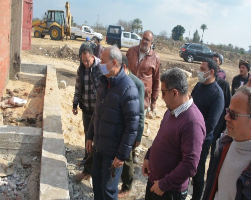 محافظ القليوبية يتفقد المشروعات الجاري تنفيذها بمدينة بنها 
