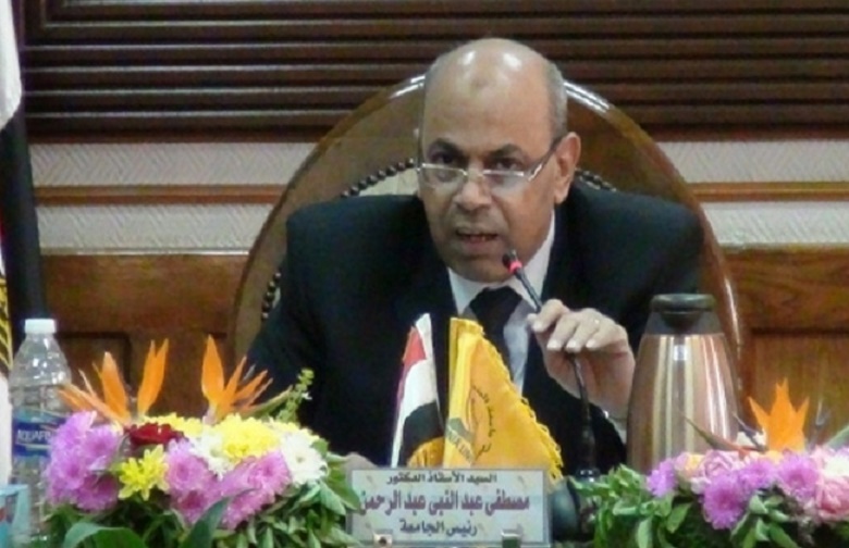 الدكتور مصطفى عبد النبي عبد الرحمن-  رئيس جامعة المنيا 
