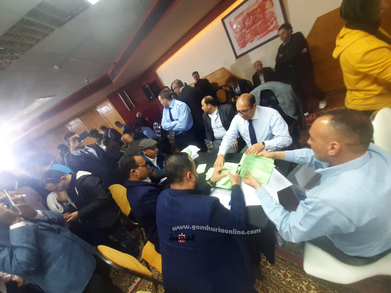 بدء عملية فرز الأصوات على منصب نقيب الصحفيين