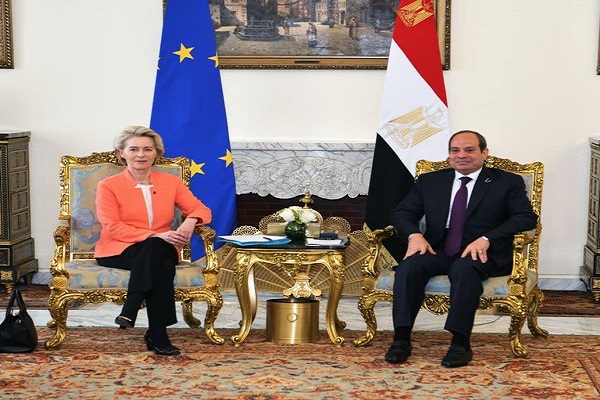 الرئيس السيسي ورئيسة المفوضية الأوروبية