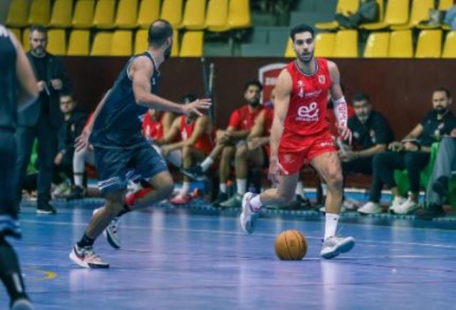 رجال سلة الأهلي يفوز على طلائع الجيش