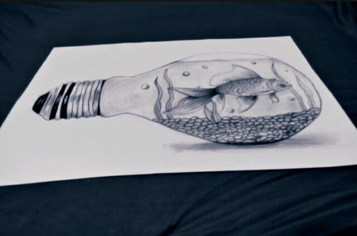 داليا تعشق الرسم وتسعى لتحقيق حلمها 