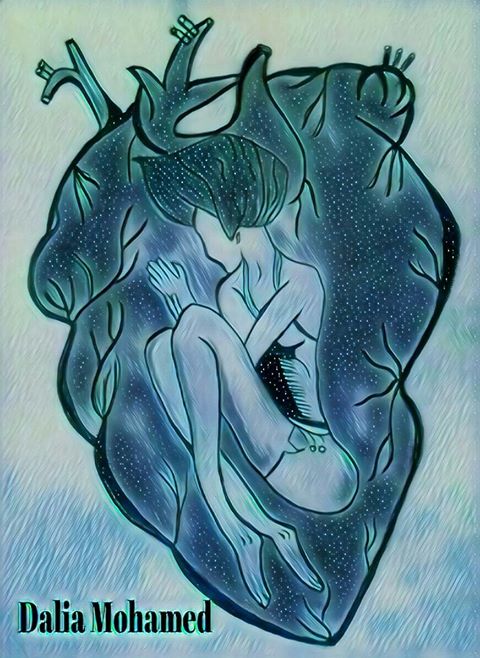 داليا تعشق الرسم وتسعى لتحقيق حلمها 