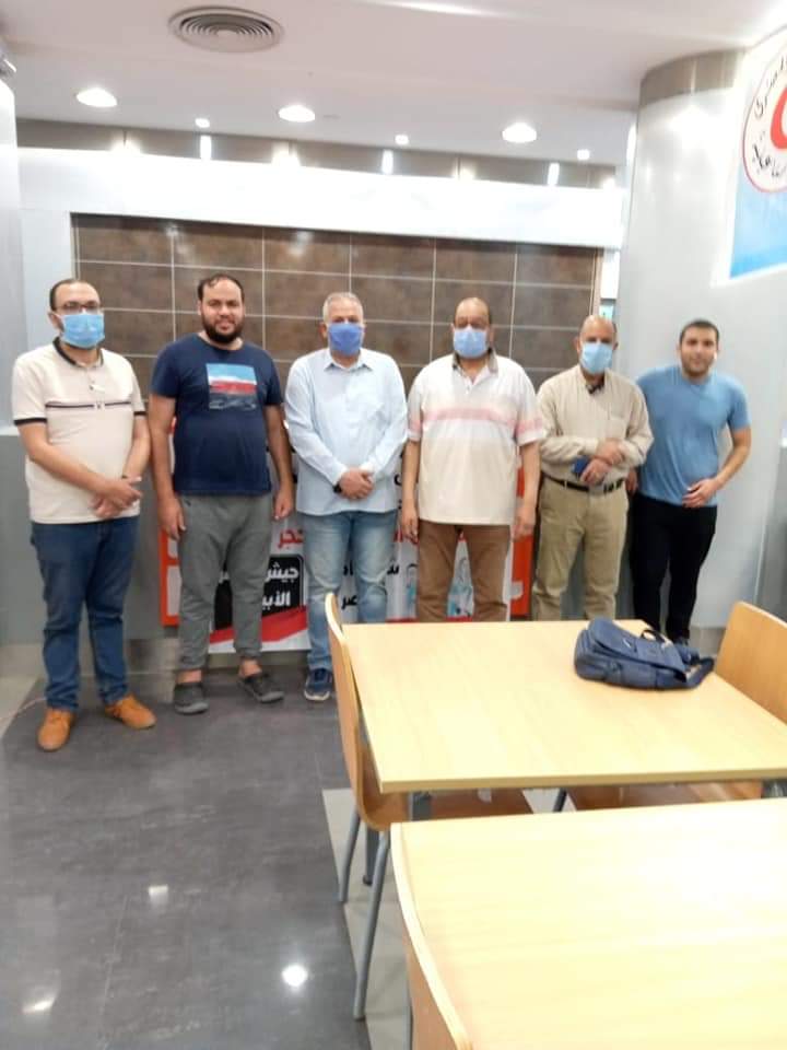 قيادات صحة على مائدة إفطار مستشفى ابوخليفة للحجر الصحي .صور