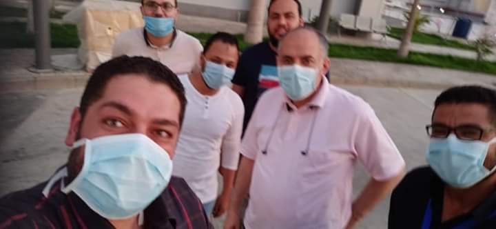 قيادات صحة على مائدة إفطار مستشفى ابوخليفة للحجر الصحي .صور