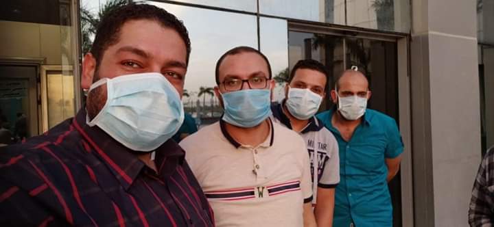 قيادات صحة على مائدة إفطار مستشفى ابوخليفة للحجر الصحي .صور